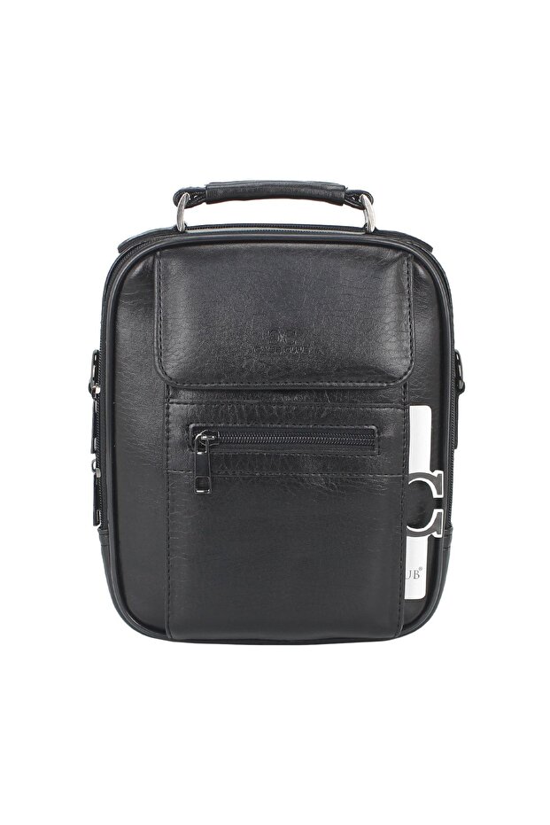 Large Size Men's Hand and Shoulder Bag Metal Body with Shoulder Strap