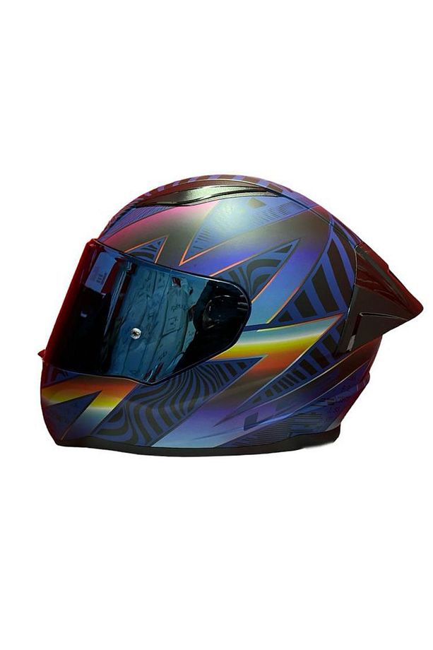 RAPID 2 RACE OPTIK MAT MAVİ-MOR KASK++SPOİLER-SET - 2