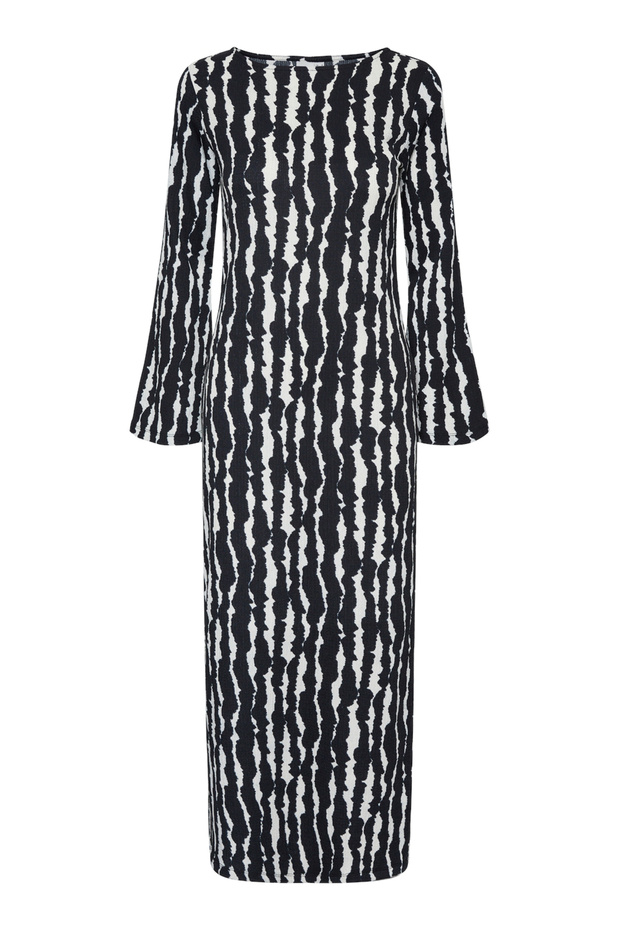 YASZENU LS Knöchellanges Kleid - 1