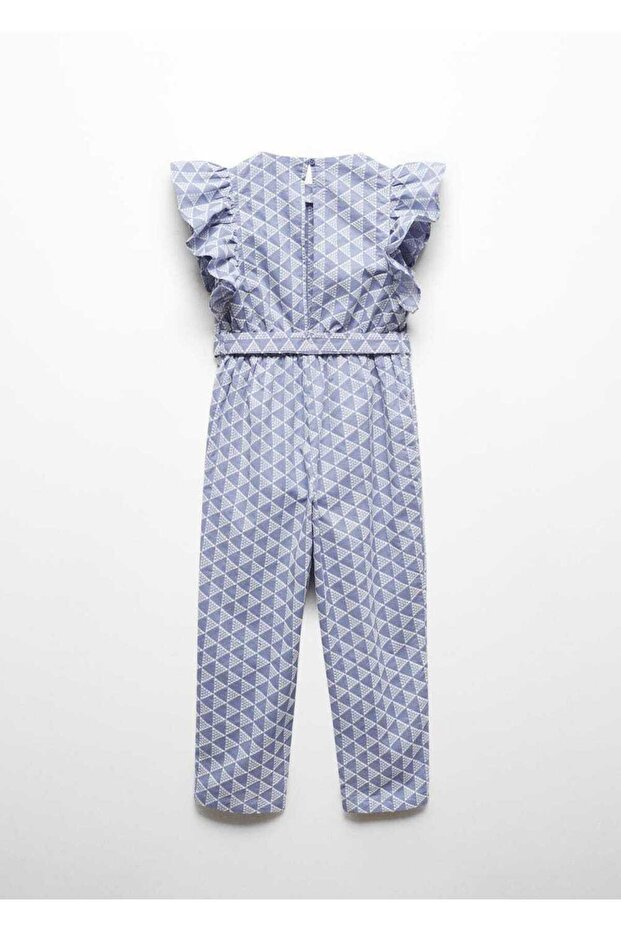 Volanlı Işlemeli Tulum - 4