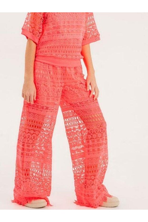 D Čipka pantalone za devojčice - 5