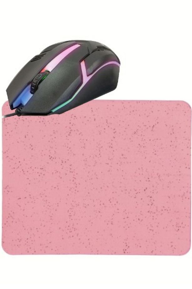 Led Işıklı 3D Gaming Tip Kablolu Mouse Bilgisayar Faresi Notebook PC Windows  Uyumlu Oyuncu Mause - 1