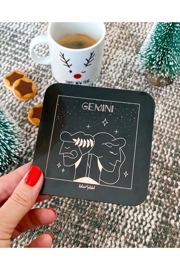 Zodiac Gemini Under Glass