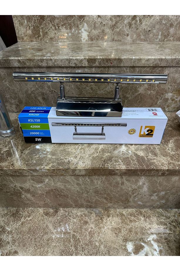 5W FLÜT LED KROM ANAHTARLI APLİK - 1