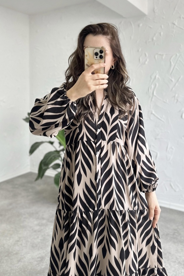 Nimes Bej Elbise - 4