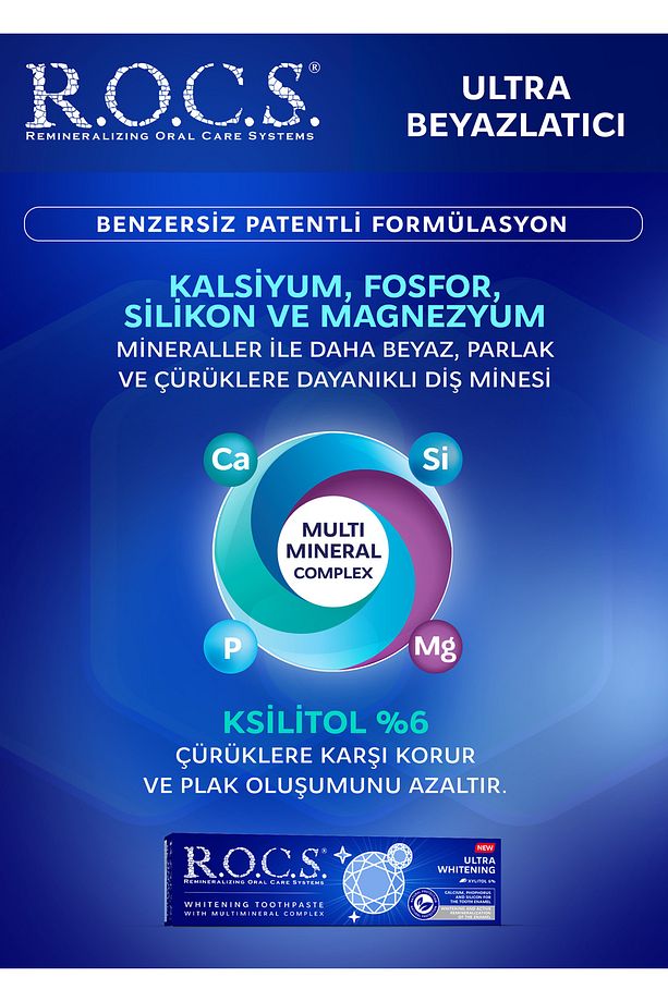 R.O.C.S. ULTRA WHITENING ULTRA BEYAZLATICI DİŞ MACUNU 94G - 2