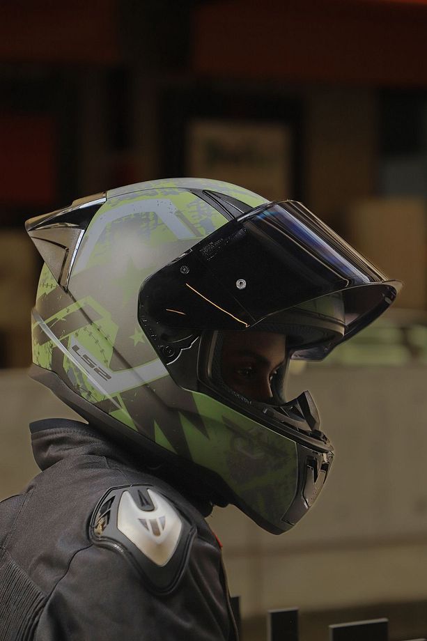 RAPID 2 RACE THUNDER  BIRDS MAT YEŞİL-SİYAH-GRİ KASK - 5