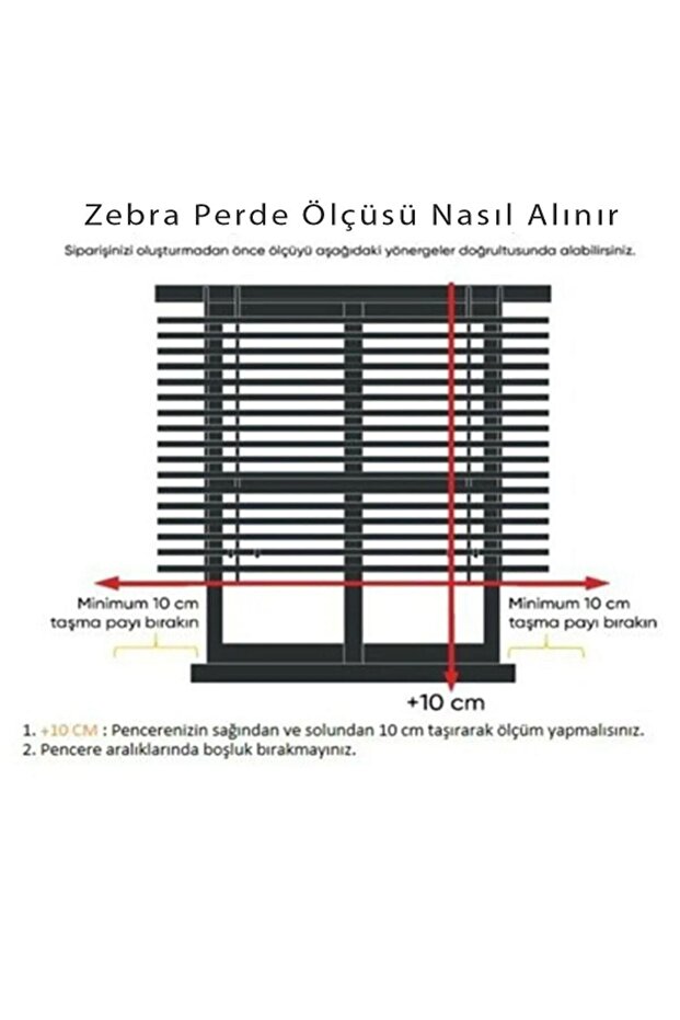İTHAL BAMBU KREM ZEBRA PERDE ETEK DİLİMSİZ - 5