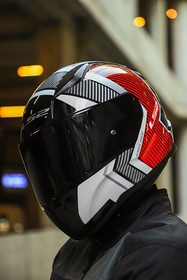 RAPID 2 EXTRA BEYAZ KIRMIZI KASK - 1