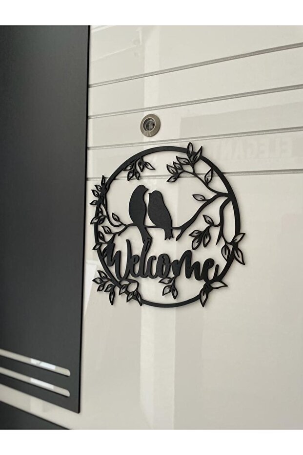 Welcome Kuşlu Kapı Süsü - 3