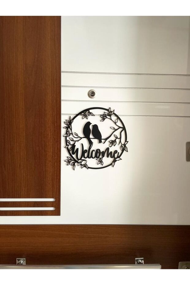 Welcome Kuşlu Kapı Süsü - 4