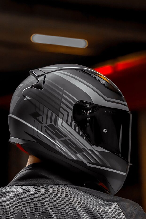 Rapıd Kruıse Mat Siyah-gri Kask - 5