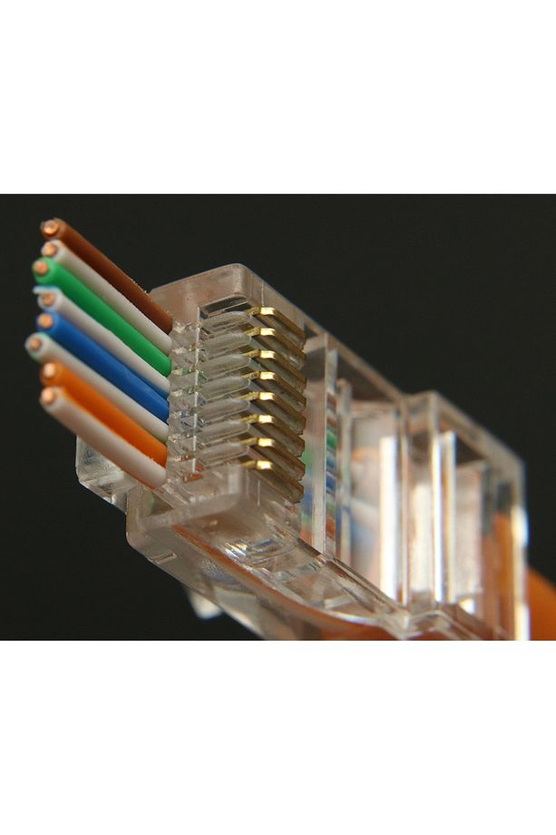 10 ADET - Yeni Nesil Jak Cat7/cat6 Rj45 Konnektör 10 Lu Paket Cat6 Ez Plug - 3