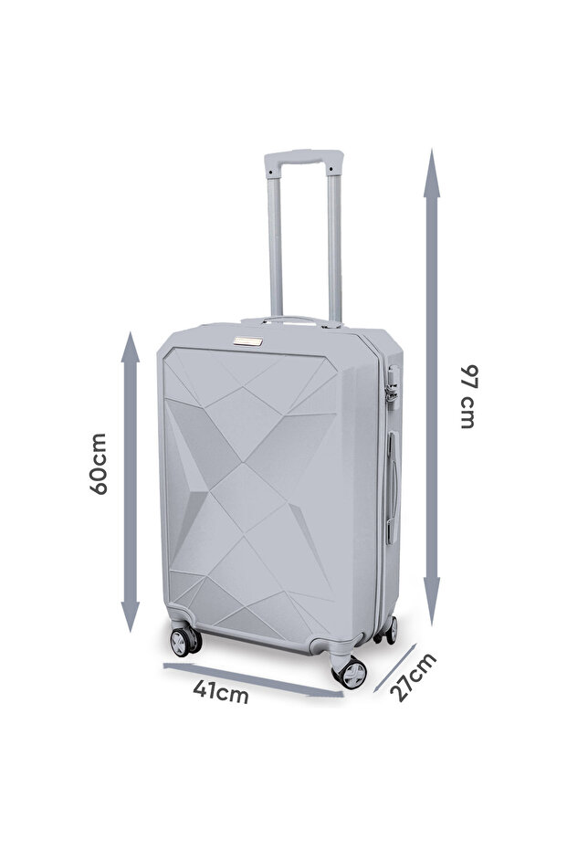 Diamond Abs Latte Orta Boy Valiz 16632 - 6