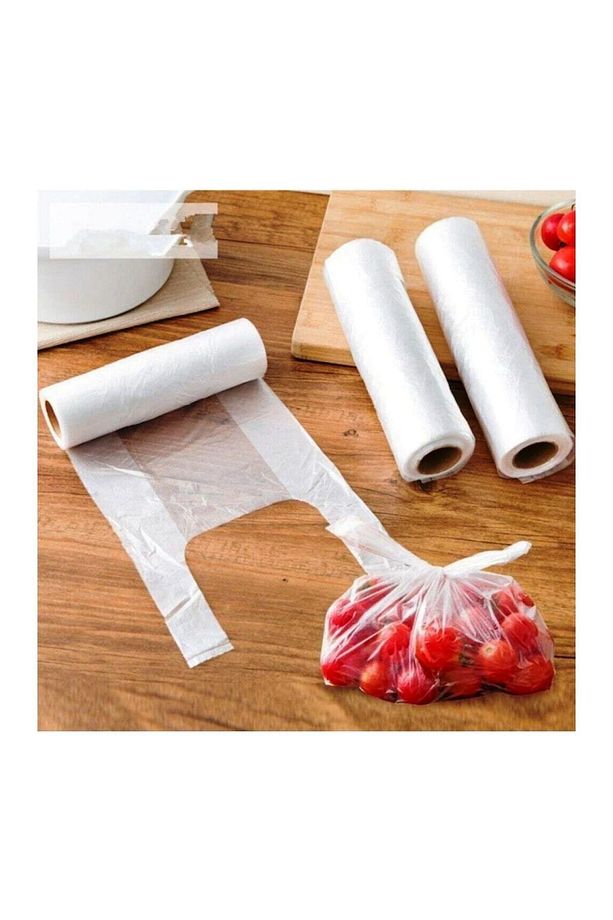 Büyük Boy Rulo 27x50 Cm Manav Poşeti Hışır Atlet Poşet Rulo Mat Poşet 1 Adet - 1