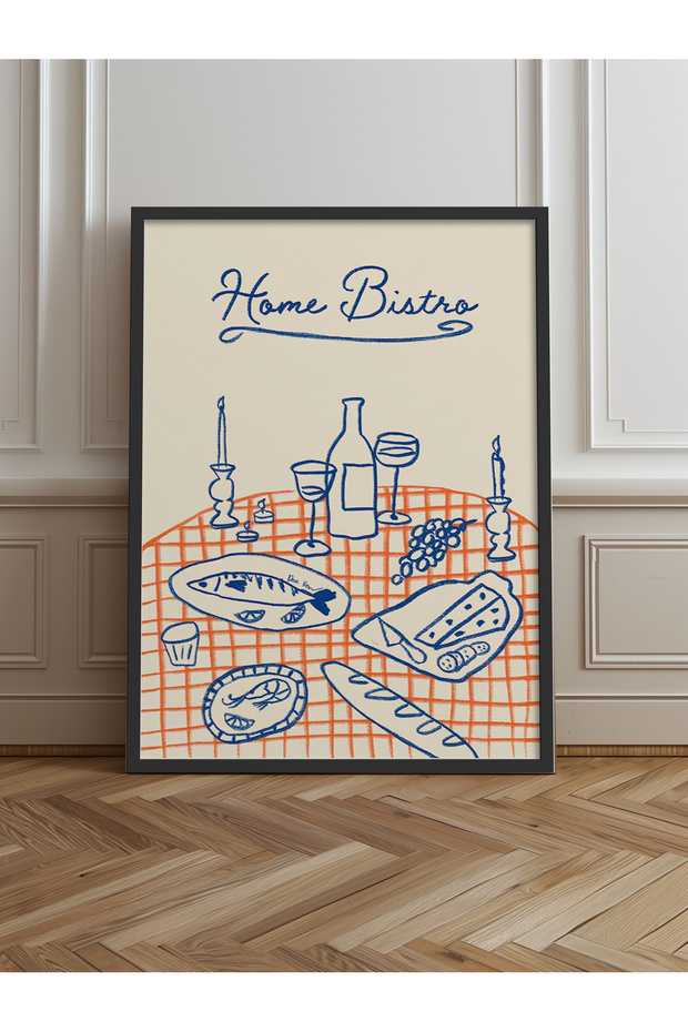 Tekli Çerçeveli Tablo Poster Tablo TK/716 - 1