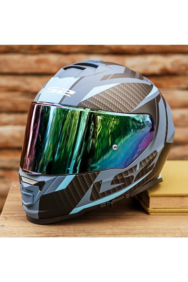 Storm 2 Racer Mat Mavi Kask - 2