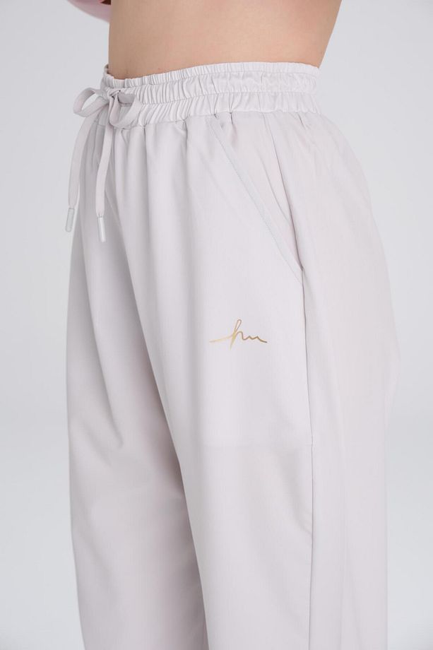 Active Lastikli Paça Ekru Jogger Spor Pantolonu Eşofman Altı ACT-1 - 4