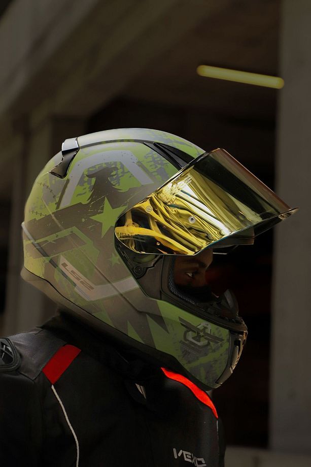 RAPID 2 THUNDER BIRDS MAT YEŞİL-SİYAH-GRİ KASK - 5