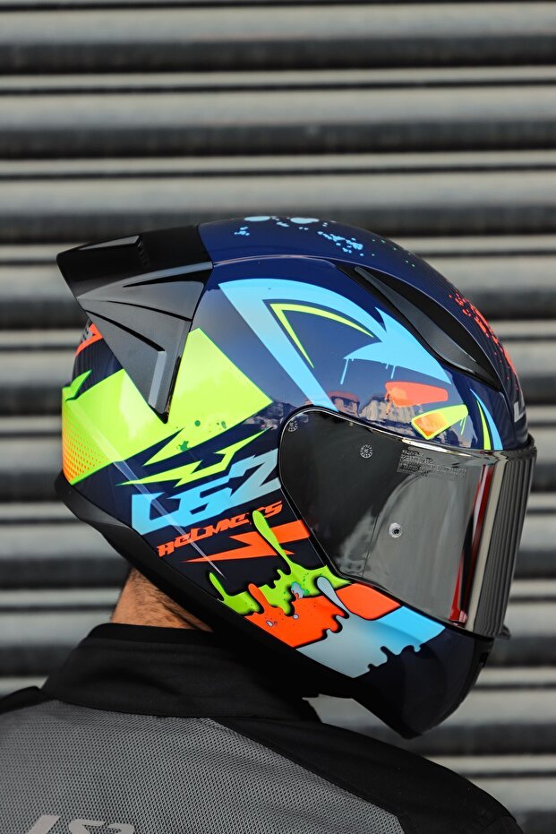 RAPİD RACE TAGLINE MAVİ-NEON SARI - 4