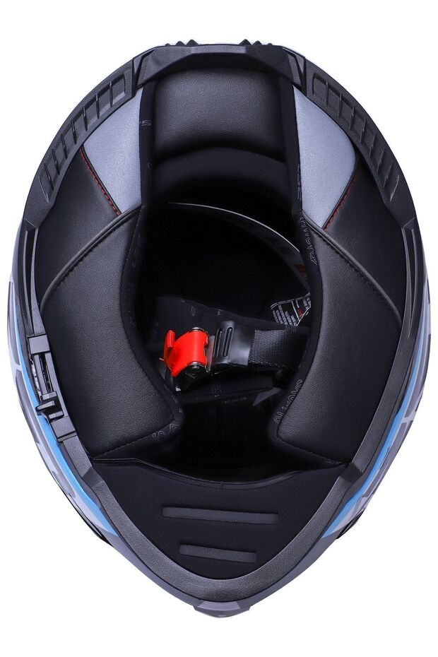 Storm 2 Racer Mavi-kırmızı Kask - 6