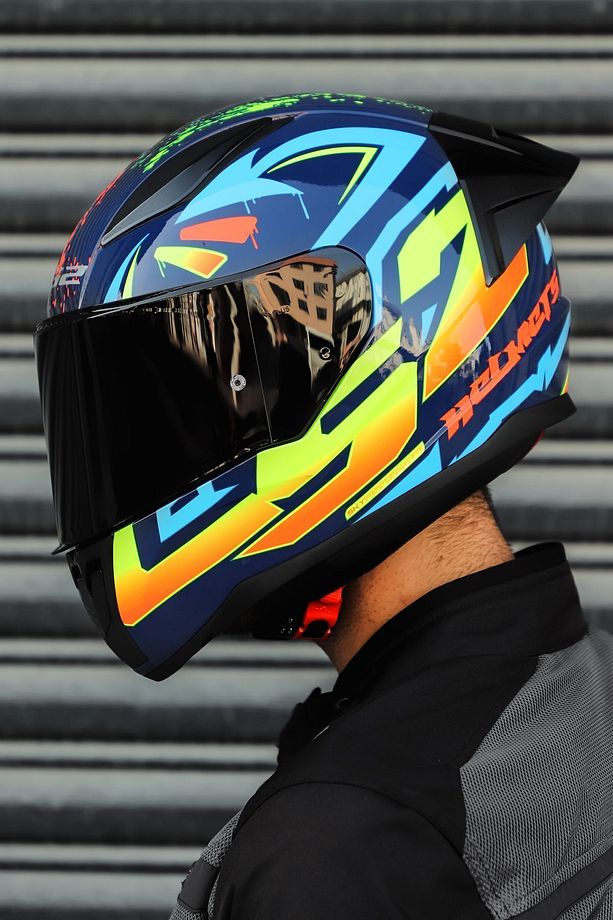 RAPİD RACE TAGLINE MAVİ-NEON SARI - 7