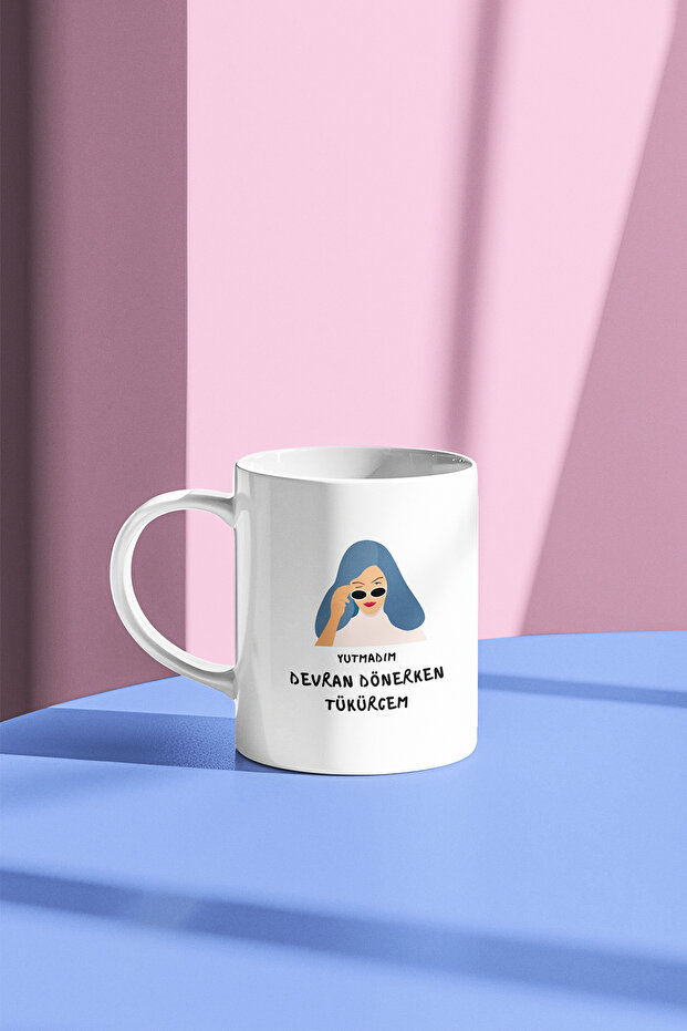 "I Didn't Swallow It, I'm Waiting" Printed Fun and Funny Gift White Mug