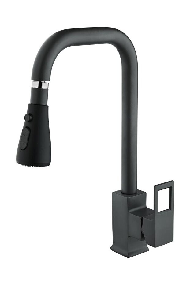Trento Anthracite Gray High Body Kitchen Faucet