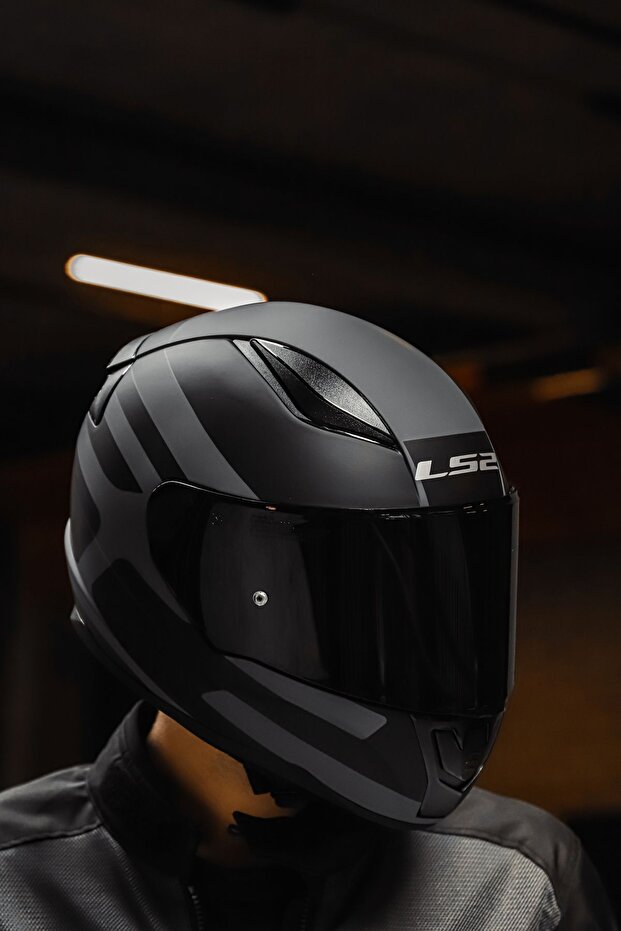 RAPİD SETHDES MAT COOL GRİ-SİYAH KASK - 4