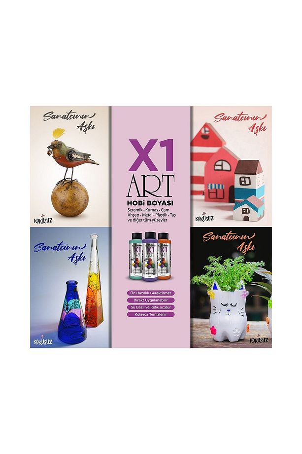 X1 Art Multisurface Hobi Boyası 120 ml - 4