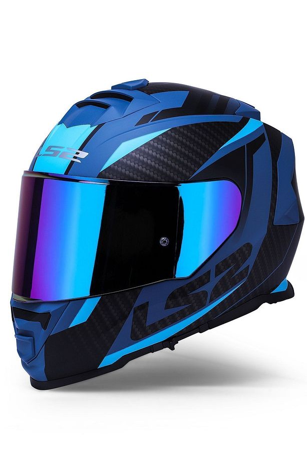 Storm 2 Racer Mat Mavi Kask - 2