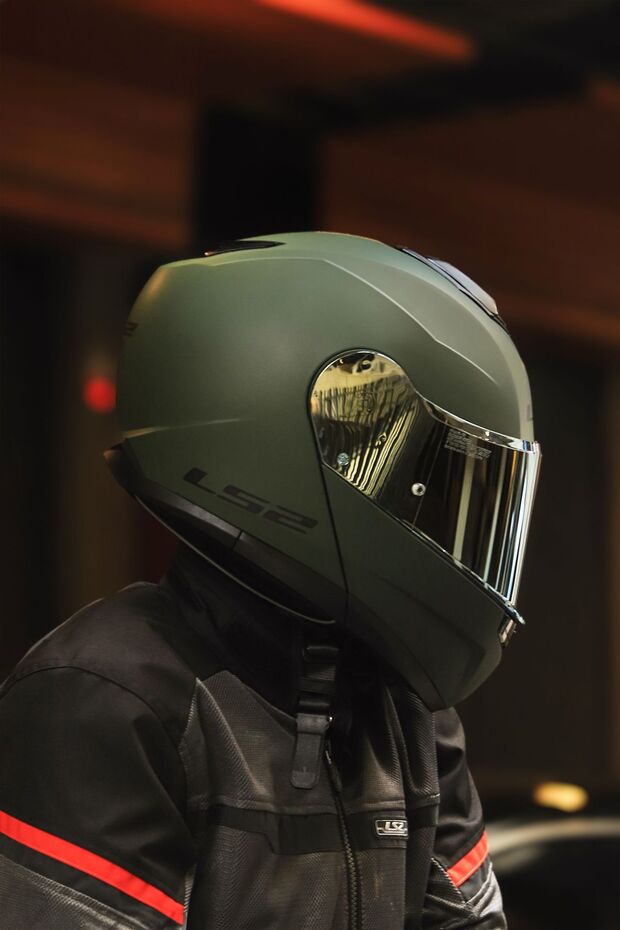 STROBE 2 MAT YEŞİL KASK - 8