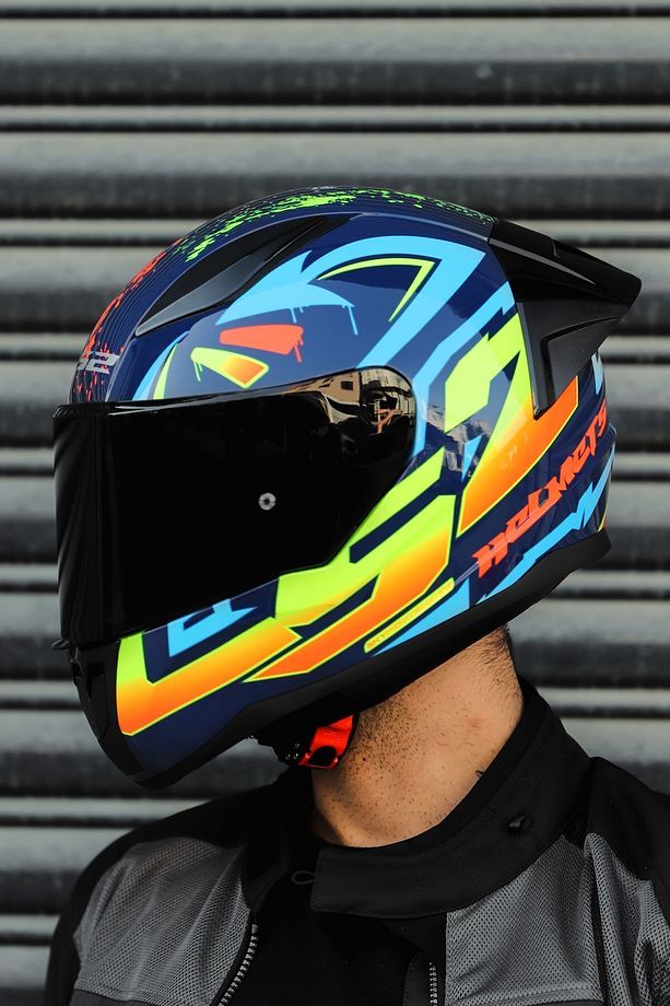 RAPİD RACE TAGLINE MAVİ-NEON SARI - 2