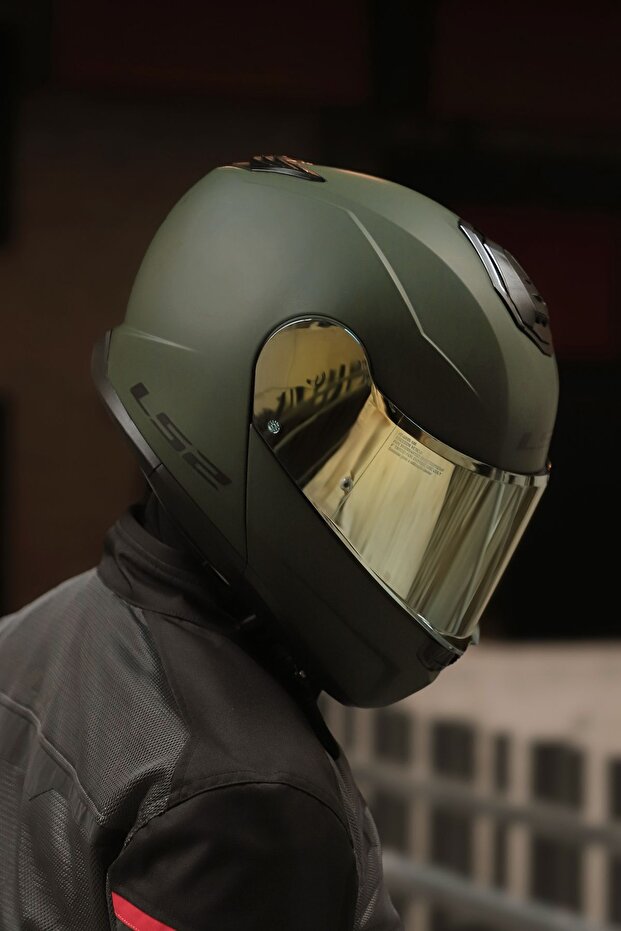 STROBE 2 MAT YEŞİL KASK - 1