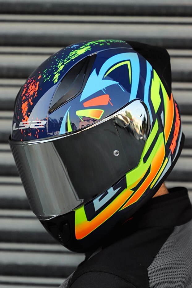 RAPİD RACE TAGLINE MAVİ-NEON SARI - 6