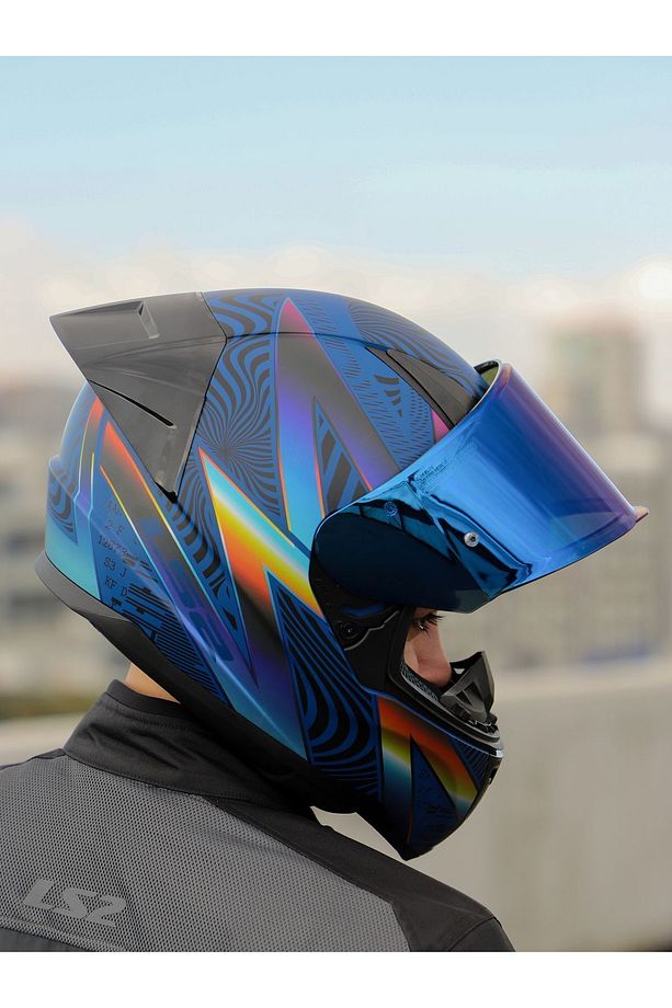 Rapıd 2 Race Optık Mat Mavi-mor Kask - 7