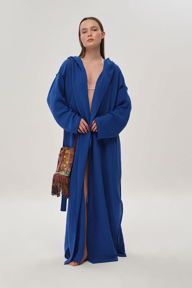 Kapşonlu Kaftan TEKS-00053 - 8