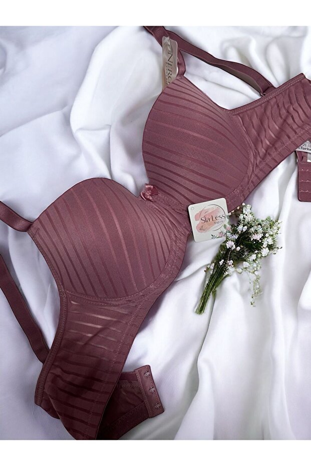 Underwire melltartó szett Csipke fehérnemű szett - 1