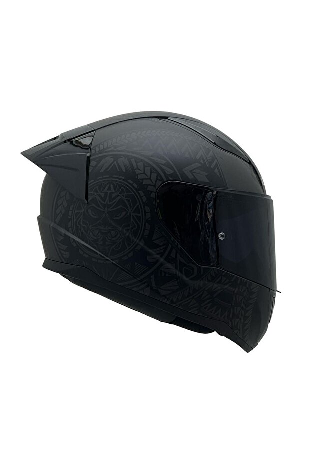 RAPID 2 TAKAROA MAT SİYAH KASK RENKLİ CAM+SPOİLER - 4