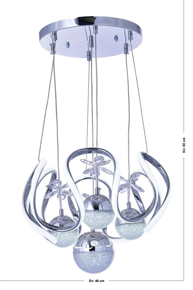 YAĞMUR LED 4 TOP KROM - 2