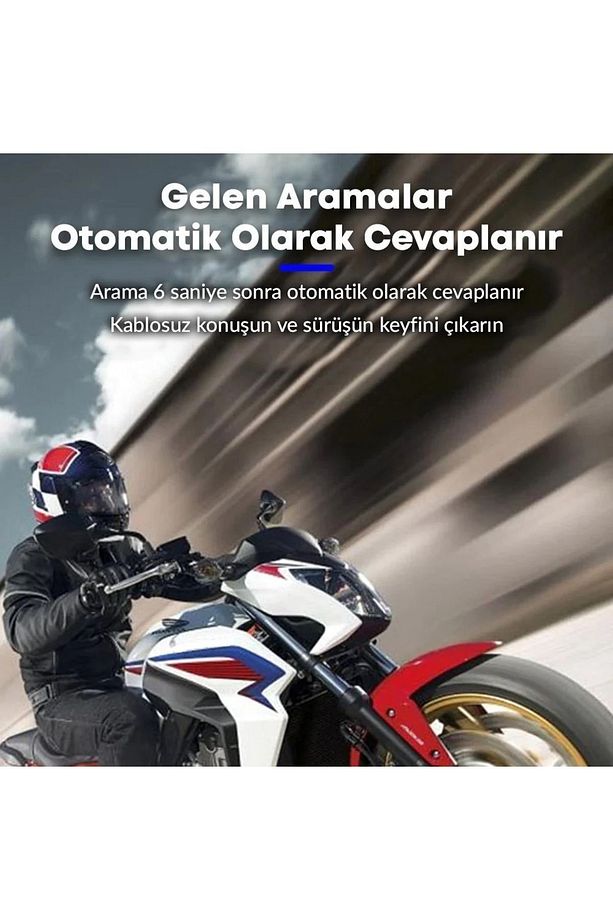Açılır Ve Yarım Kask Için Özel Tasarım Kask Intercom Motosiklet Bluetooth Kulaklık Interkom - 2