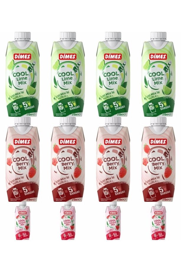 Cool Mix 3 lü set Lime ,Berry,Karpuz 310 ml ( Toplam 12 Adet) - 1