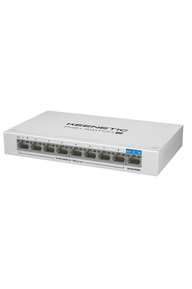 PoE+ Switch 9, 1x1Gbit, 8x1Gbit PoE+ Port, IEEE 802.3af/at (max.30W/port), 120Watt - 2