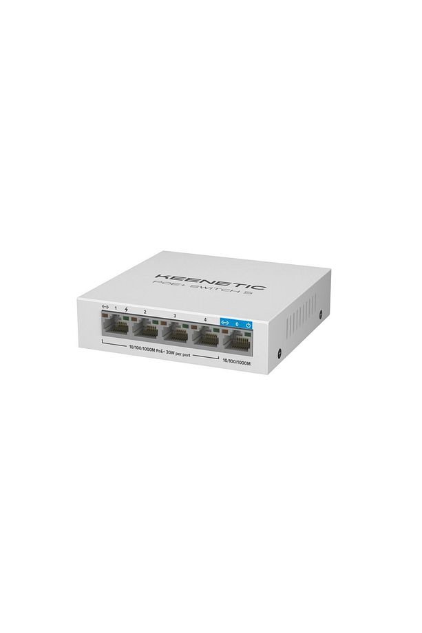 PoE+ Switch 5, 1x1Gbit, 4x1Gbit PoE+ Port, IEEE 802.3af/at (max.30W/port), 60Watt - 2