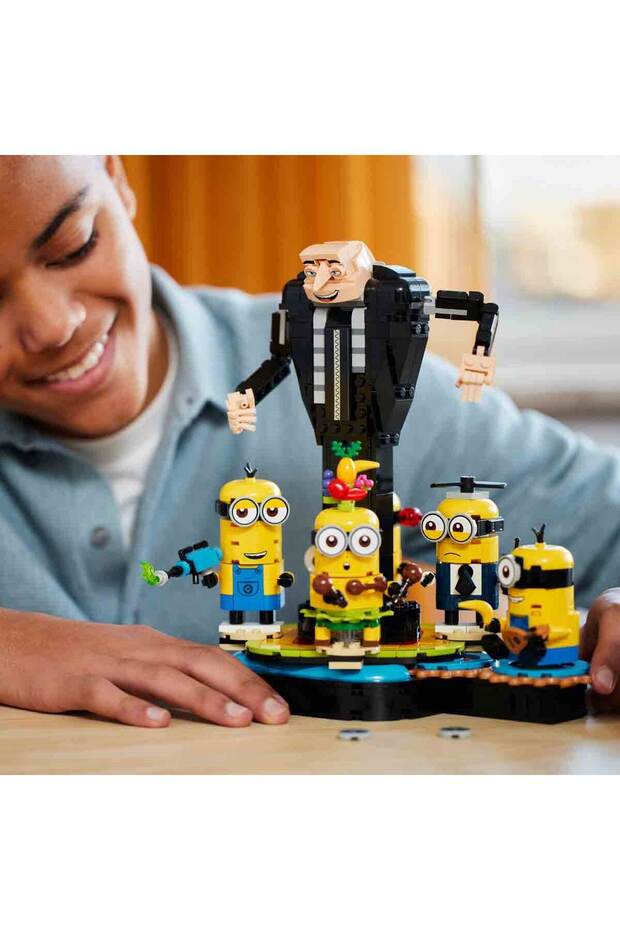 Despicable Me 4 Yapım Parçalarından Gru ve Minyonlar 75582 -9 Yaş ve Üzeri Çocuklar İçi - 8