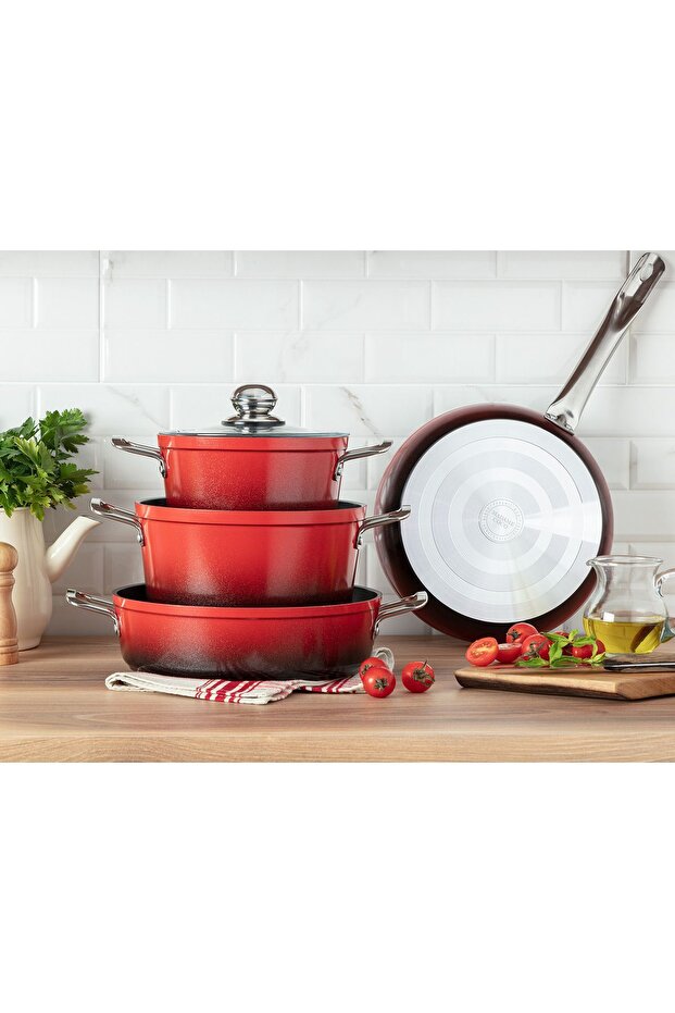 Titanium Professional Tencere Seti 7 Parça - 1