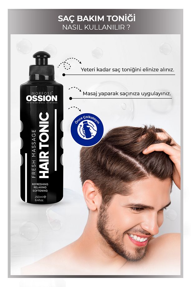 Ossion Fresh Rahatlatıcı Saç Toniği 250 ml X 2 Adet - 3