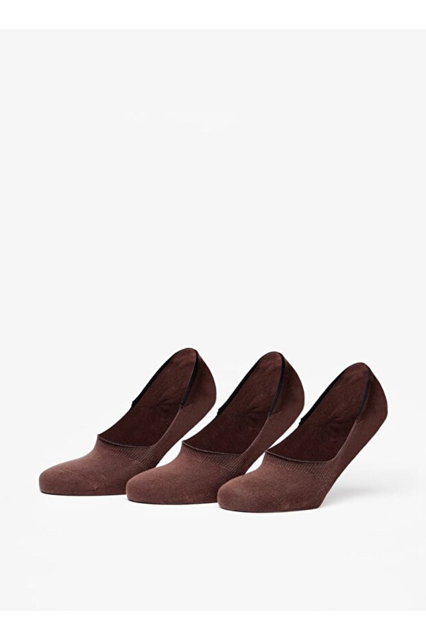 Solid No Show Socks - Set of 3