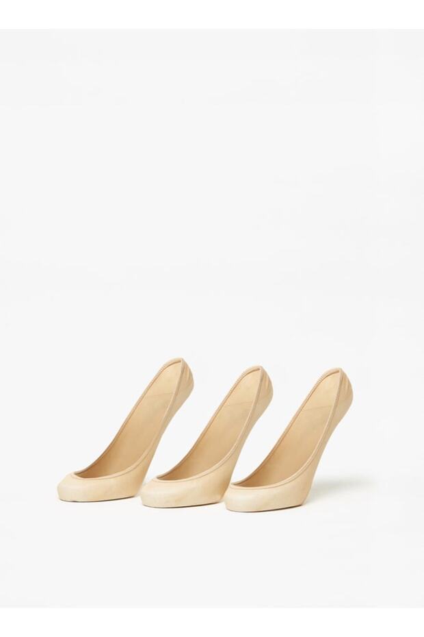 Solid No Show Socks - Set of 3