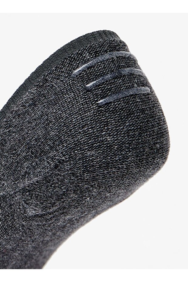 Solid No Show Socks - Set of 3 - 5